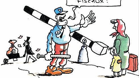 Illustration - Grande-Bretagne : migrants boucs-émissaires