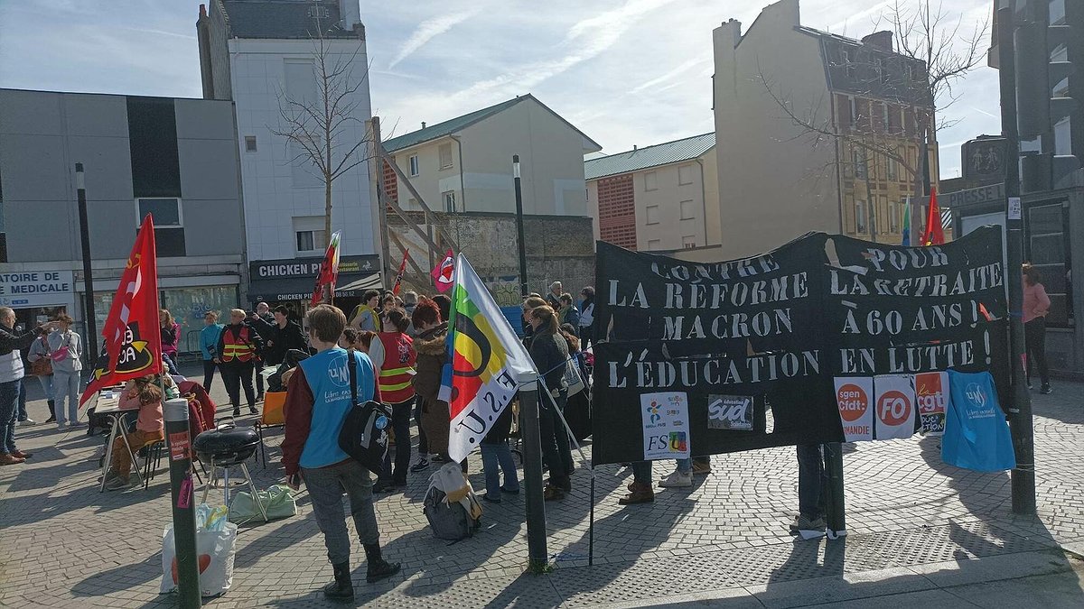 Illustration - Classe dehors pour les grévistes de l’Éducation !