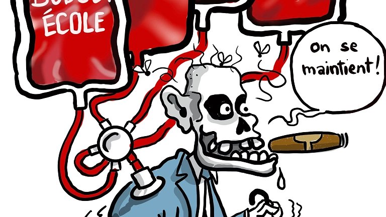 Illustration - Économie : bonne ou mauvaise note, à la bourgeoisie de payer !