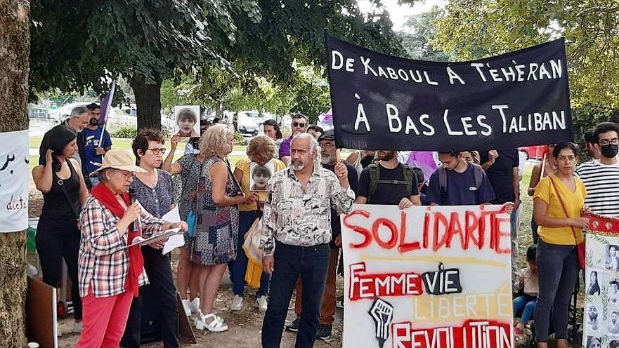 Illustration - Rassemblement contre la répression en Iran