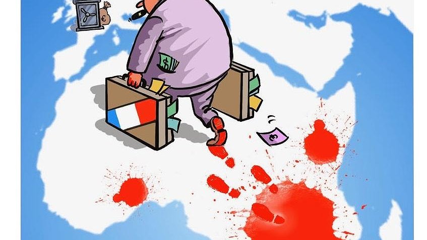 Illustration - Macky Sall dictateur, Macron complice !