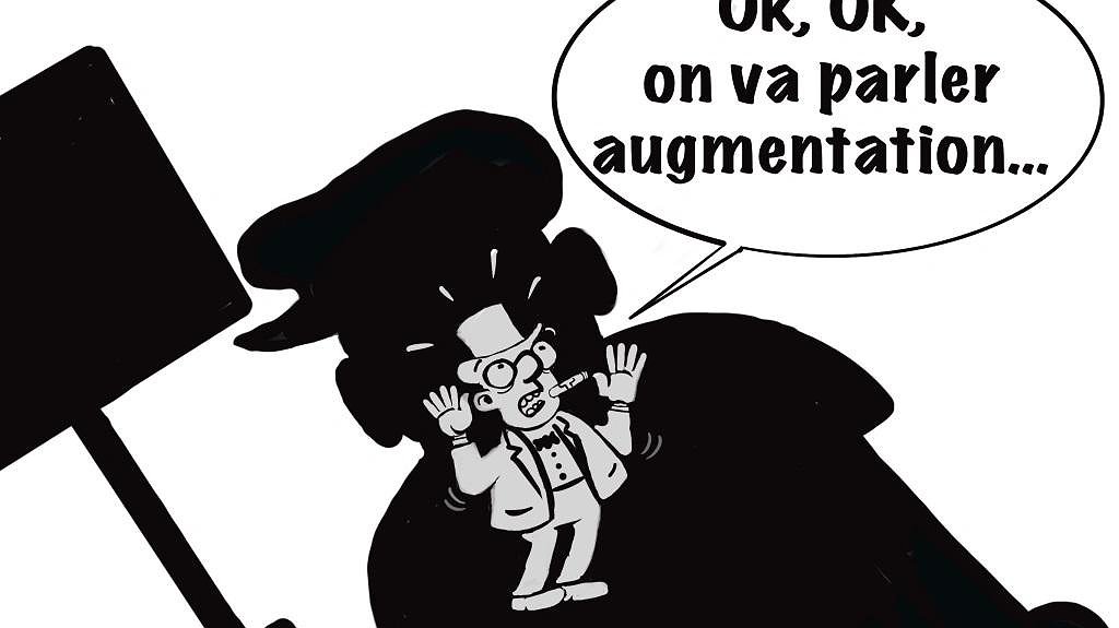 Illustration - Revima : « Augmentez les salaires ! ».