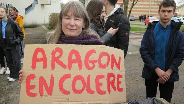 Illustration - Le lycée Aragon se mobilise contre la baisse des moyens