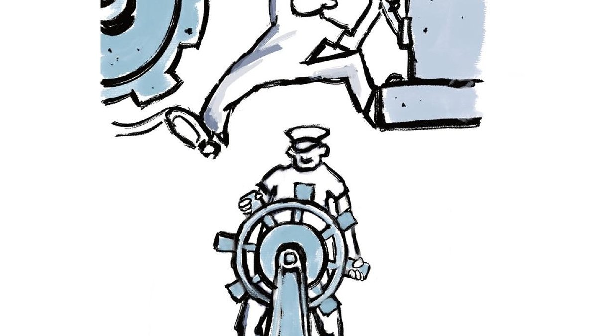 Illustration - La grève, ça leur reste en travers…