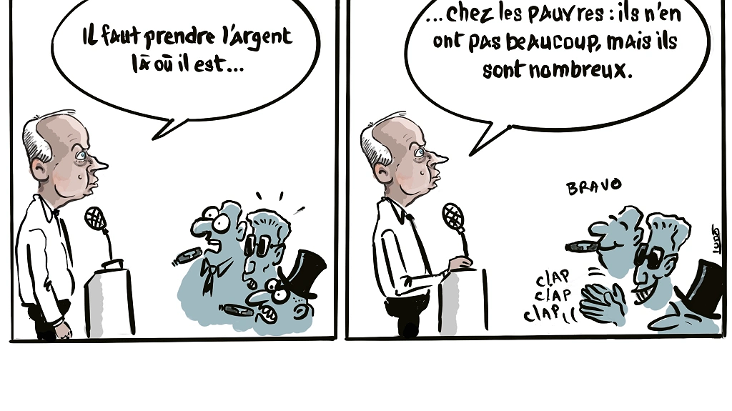 Illustration - Offensive pour nous serrer la ceinture