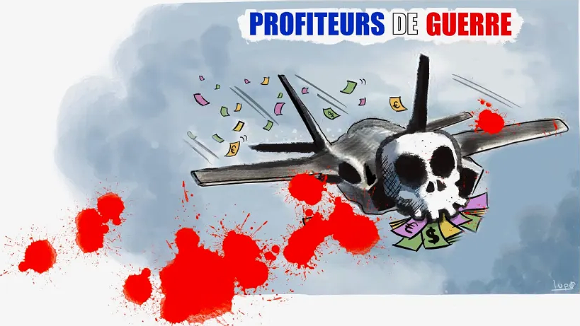 Illustration - Macron : marche à la guerre