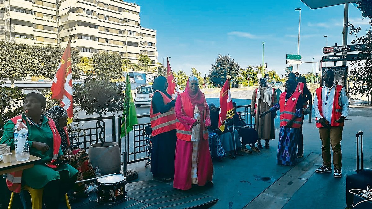 Illustration - Femmes de chambre en grève