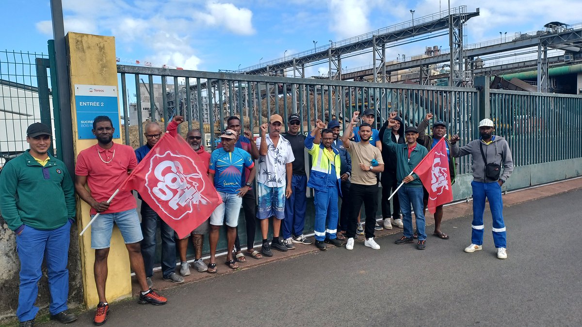 Illustration - Grève pour les salaires à l'usine sucrière de Bois-Rouge (Saint-André)