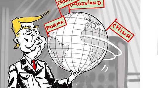 Illustration - le vrai visage de l'impérialisme