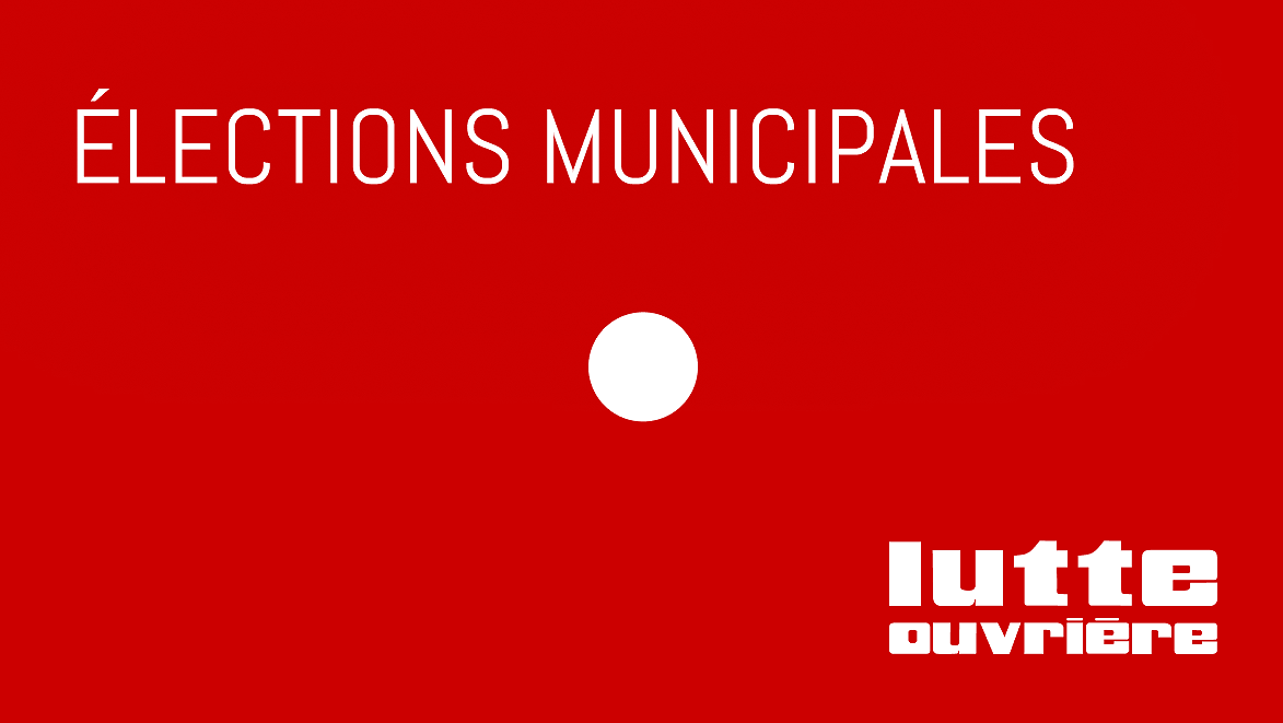 Illustration - Lutte ouvrière aux élections municipales de mars 2026