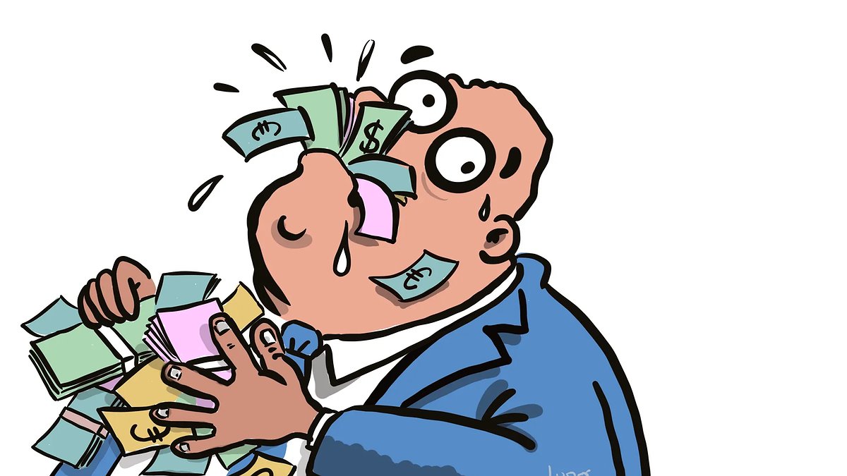 Illustration - La grande bourgeoisie ne connaît pas la crise