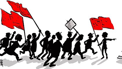 Illustration EDF en grève pour les embauches