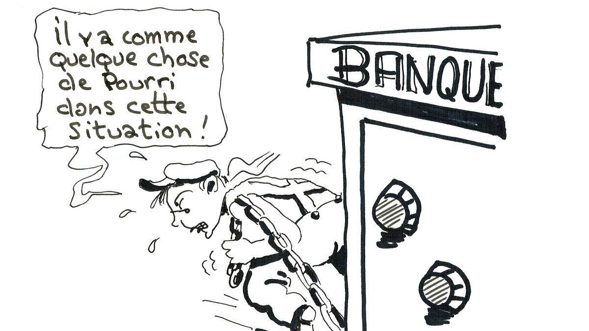 Illustration - les banques profitent de la guerre