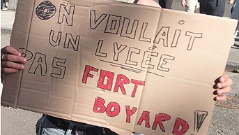 Illustration Des centaines de lycéens manifestent