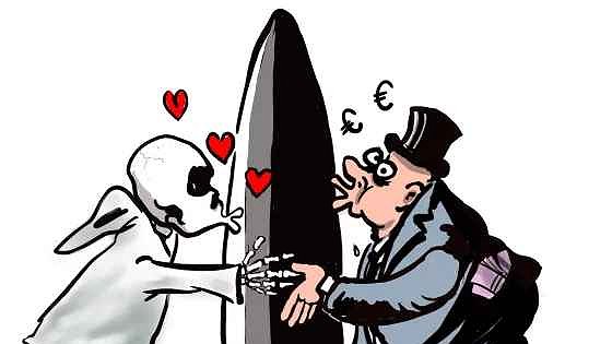 Illustration - argent public, profits privés