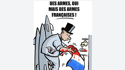 Illustration la guerre pour les profits de guerre