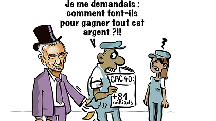 Illustration aux magouilleurs et charcuteurs d'emplois, le gouvernement reconnaissant