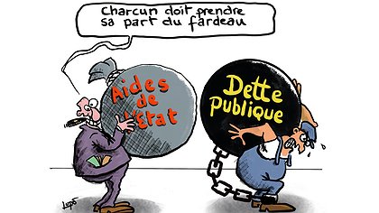 Illustration Ce n'est pas la dette des travailleurs !