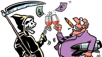 Illustration le marché de la mort se porte bien