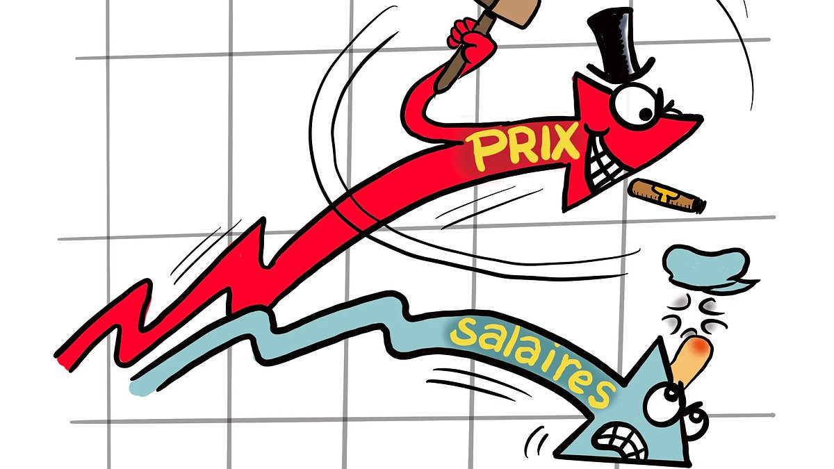 Illustration - le gasoil augmente, nos salaires doivent suivre !