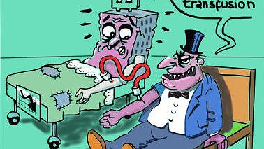 Illustration - L’hôpital, malade du capitalisme