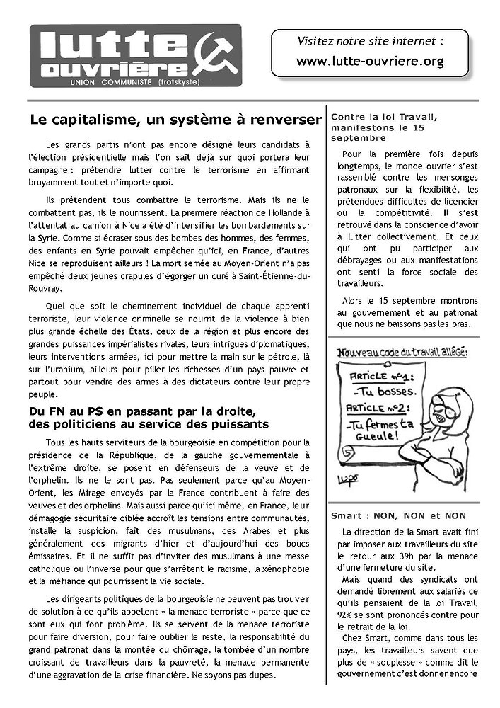 Illustration - Tract Lorraine 19 août 2016