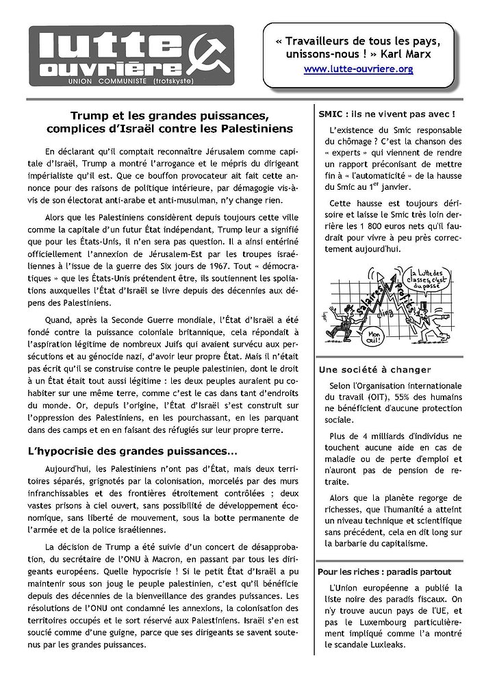Illustration - Tract distribué en Lorraine 14 décembre 2017