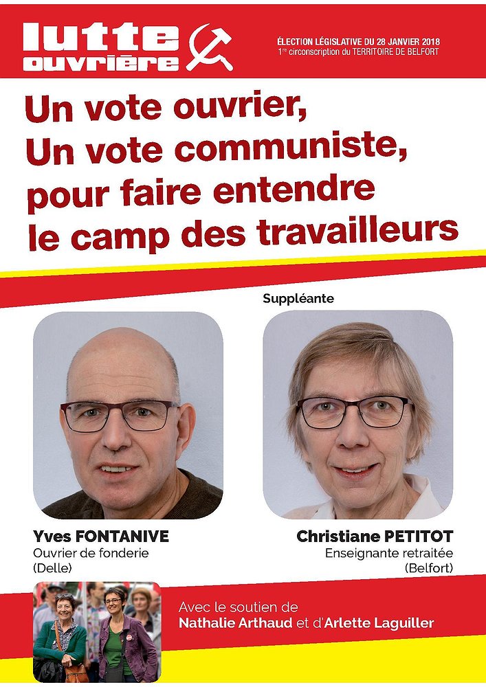 Illustration - Circulaire aux électeurs - Election partielle du 28 janvier 2018 - 1ère Cir. du Territoire de Belfort