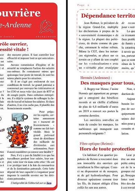 Illustration - Lettre d'information Lutte ouvrière Champagne-Ardenne