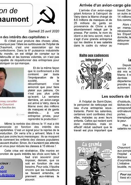 Illustration - Lettre d'information Lutte ouvrière Chaumont
