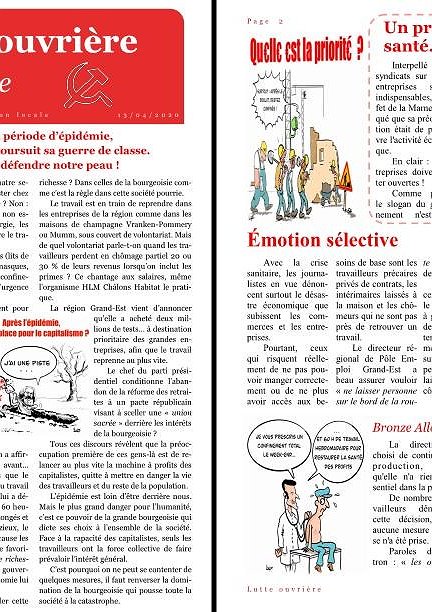 Illustration - Lettre d'information Lutte ouvrière Marne