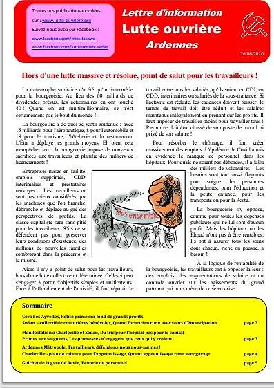Illustration - Lettre d'information de Lutte ouvrière Ardennes
