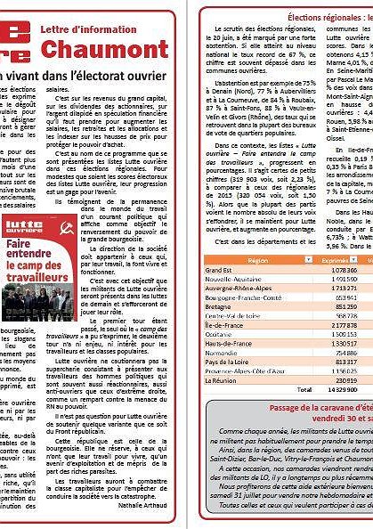 Illustration - Lettre d'information Lutte ouvrière Chaumont (24 juin 2021)