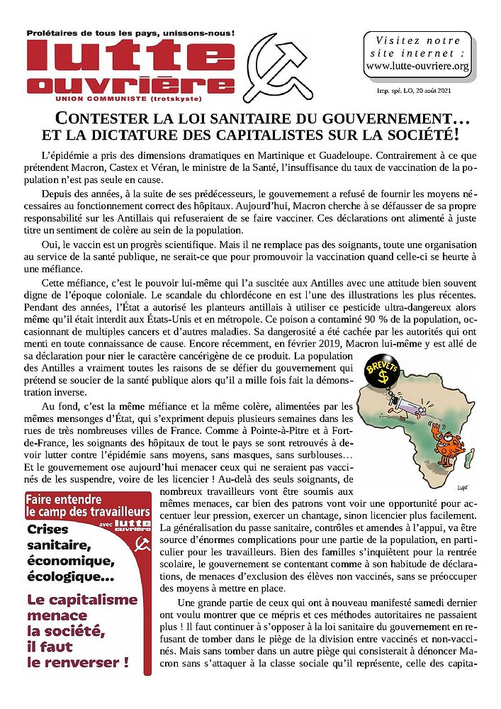 Illustration - Tract Charente-Maritime 22 août 2021