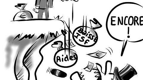 Illustration - Pour Macron, il y a trop pour les pauvres, jamais assez pour les riches !