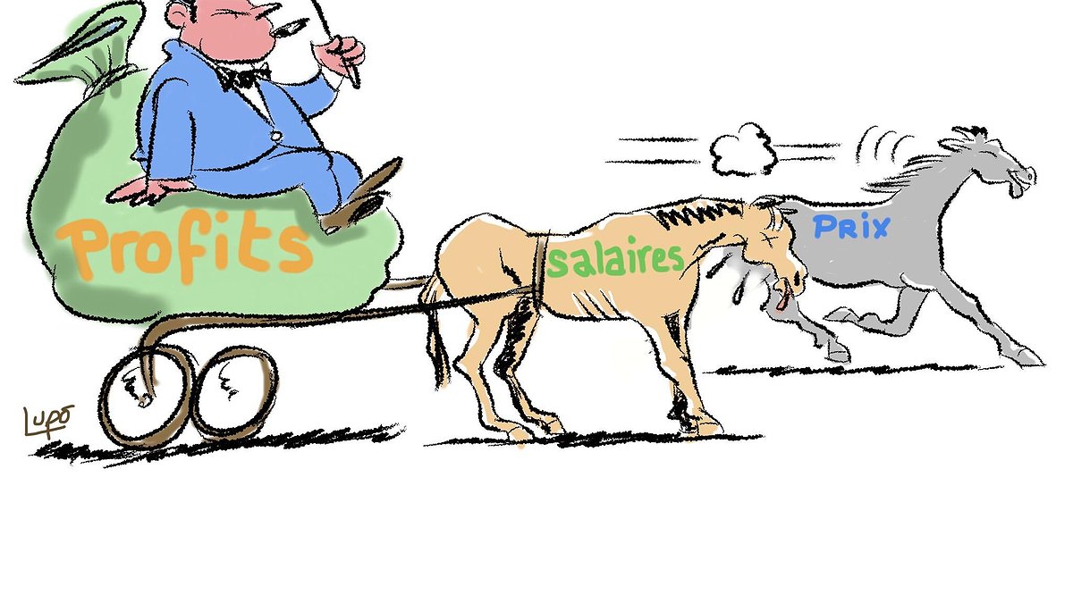 Illustration - Contre la baisse du niveau de vie, il faut augmenter les salaires et les pensions et les indexer sur les hausses de prix