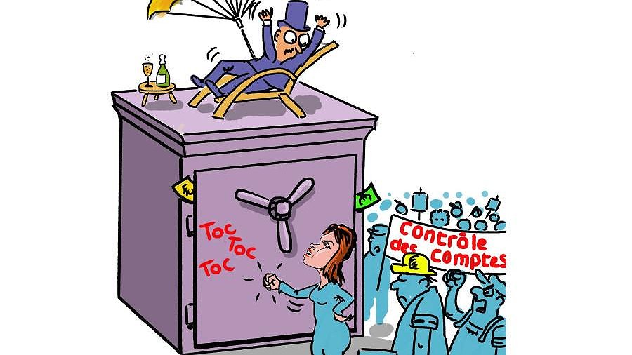 Illustration - Macron, président des riches un jour, président des riches toujours !