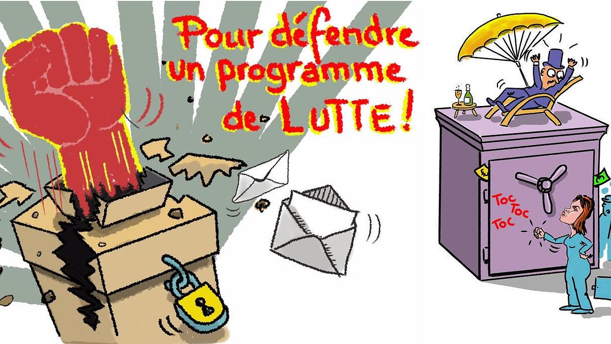 Illustration - Contre le grand capital, pour faire entendre le camp des travailleurs, votez Lutte ouvrière !