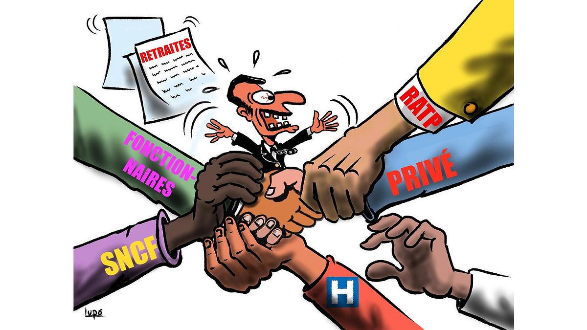 Illustration - Contre la réforme des retraites, en 2020, le combat continue !