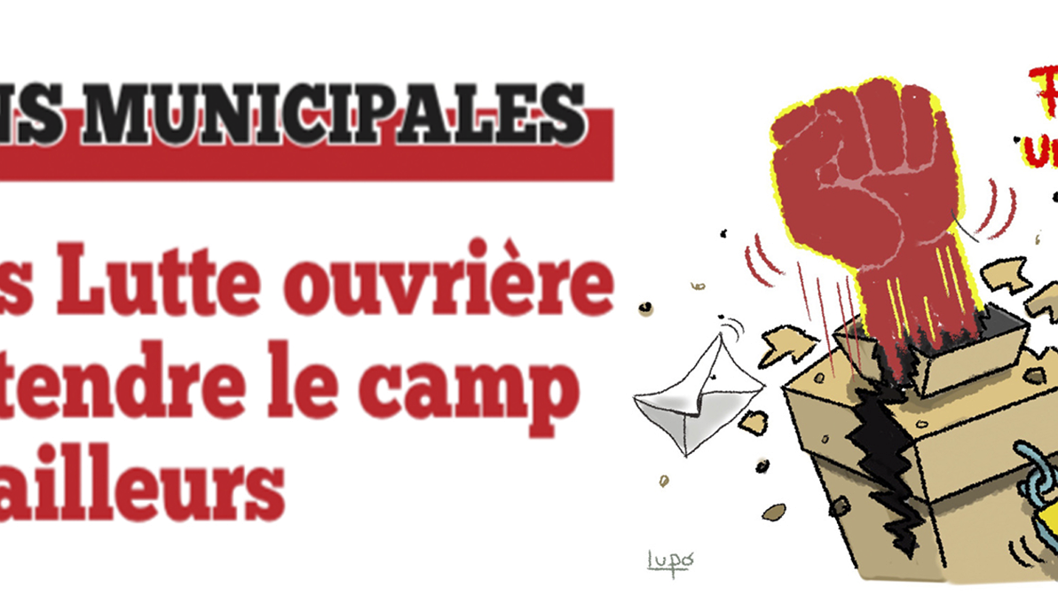 Illustration - Votez Lutte ouvrière - Faire entendre le camp des travailleurs