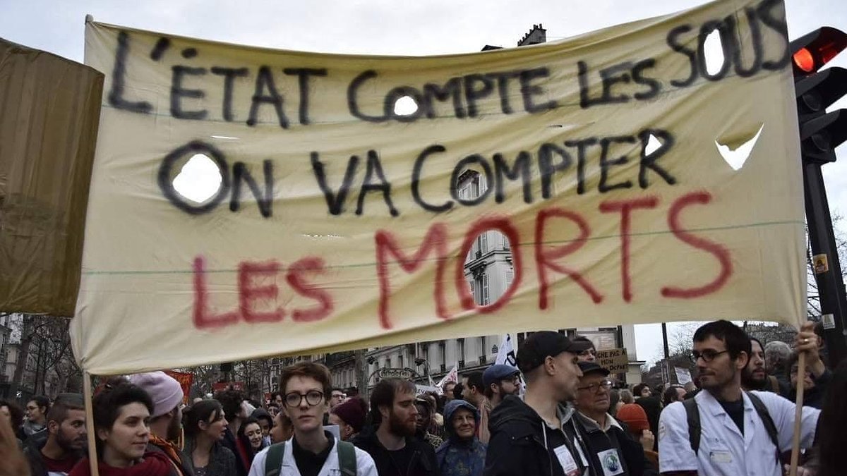 Illustration - L'hôpital n'est pas tant malade du covid, que du capitalisme