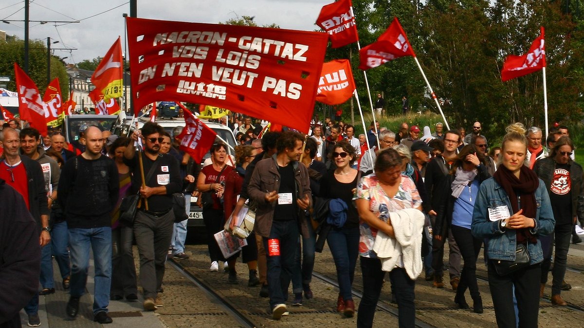 Manifestation contre les ordonnances Macron
