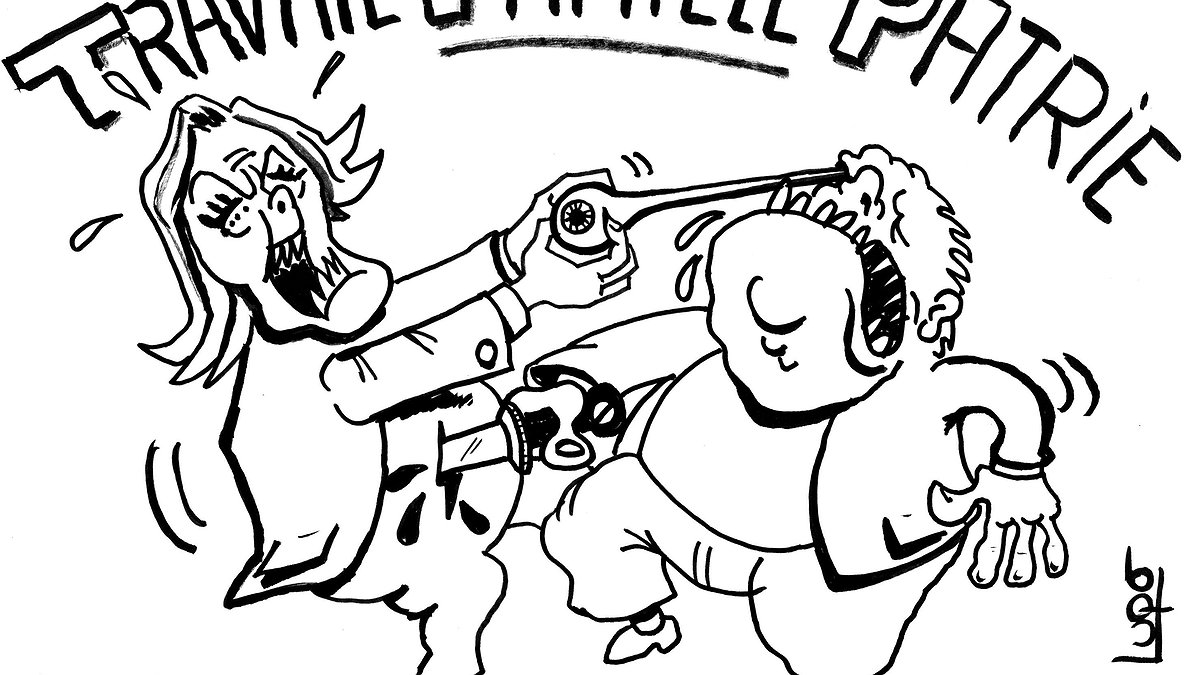 Illustration - bouche dégoût