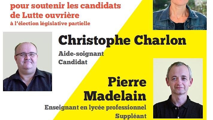 Illustration - Réunions publiques des candidats de Lutte ouvrière avec la participation de Nathalie Arthaud