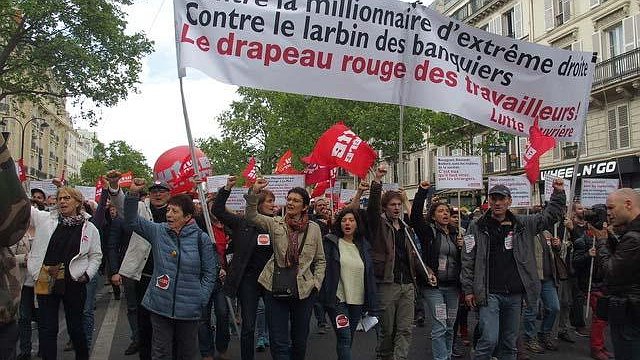 Illustration - contre Le Pen, contre Macron, faire entendre le camp des travailleurs