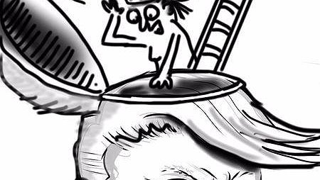 Illustration - Rien dans le crâne