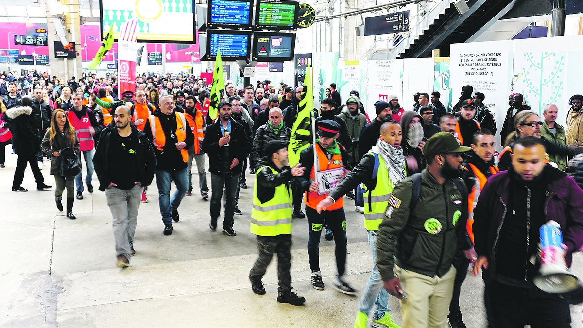 Illustration - Le gouvernement se heurte à la solidité de la grève
