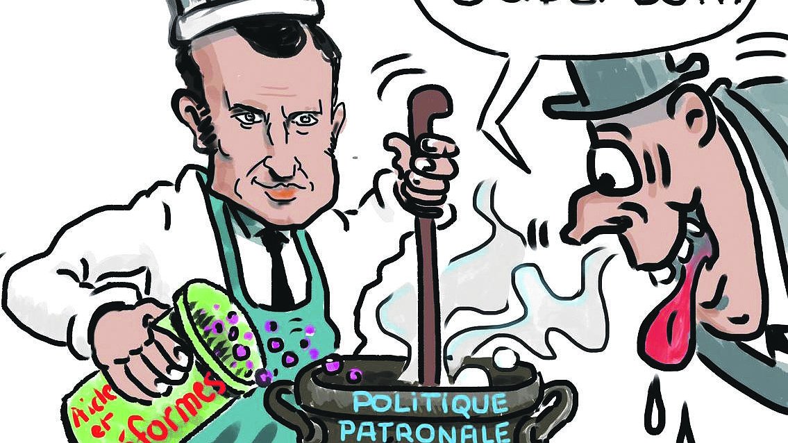 Illustration - une menace contre le monde du travail