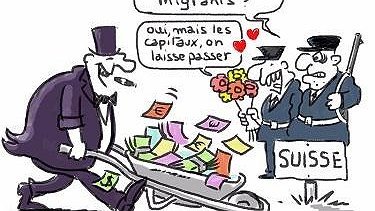 Illustration - la police à la chasse aux migrants