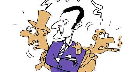 Illustration - un président démonétisé